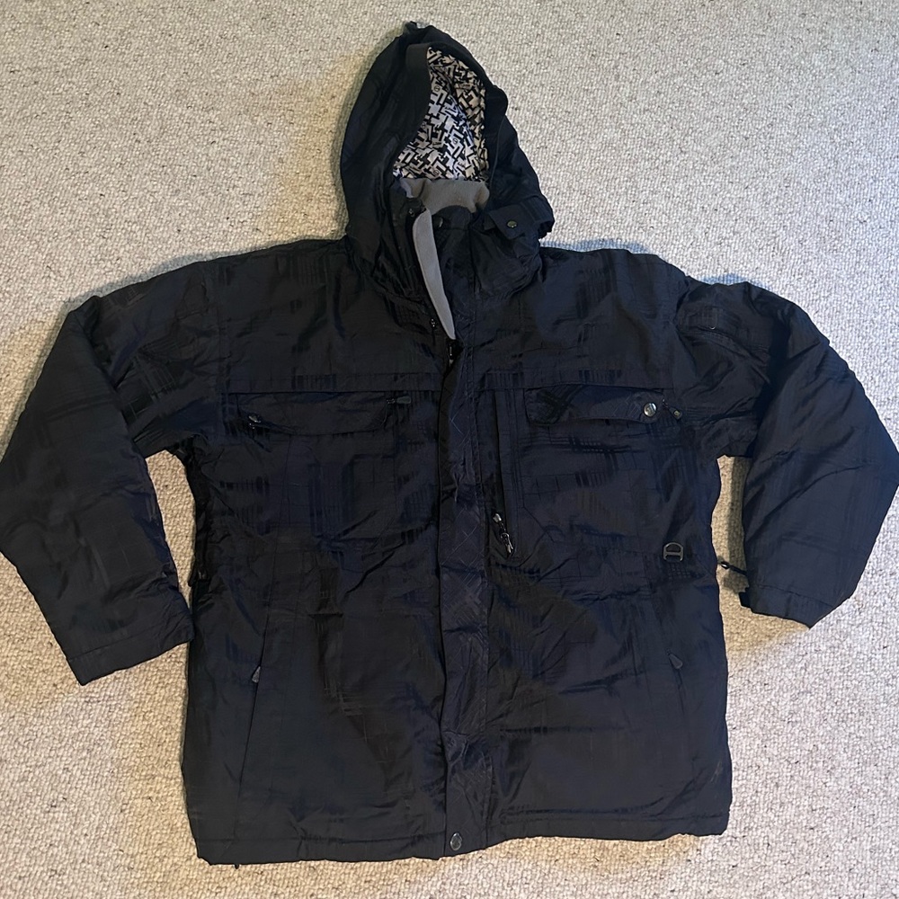 Black Hooded Jacket